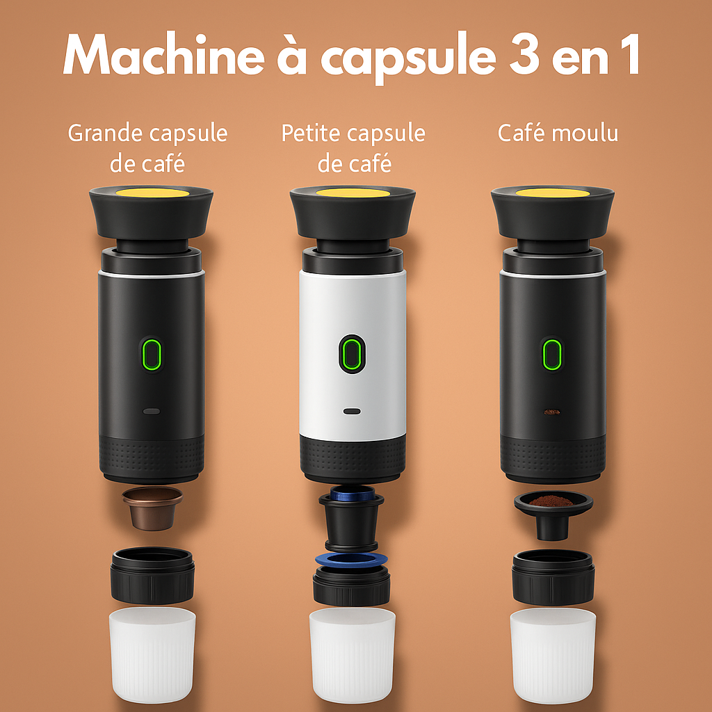 Machine à Café 3 en 1 Portable